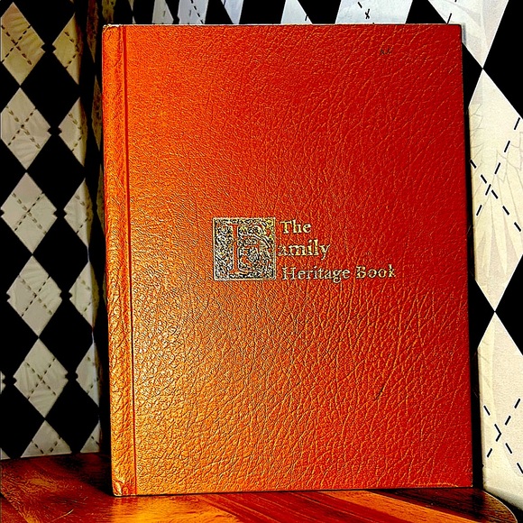 Vintage Other - Vintage Genealogy Book | The Family Heritage Book (1979) | Hardcover